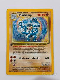 Pokémon Machamp 8/102 Holo 1ª Edizione Set Base It