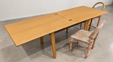 Tavolo Mob.Mazzei in rovere allungab 240 cm+2sedie