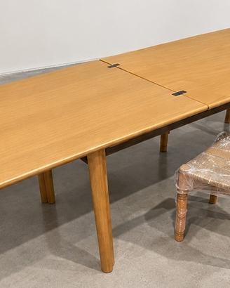 Tavolo Mob.Mazzei in rovere allungab 240 cm+2sedie