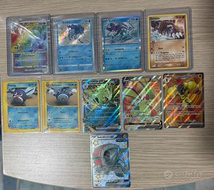 Lotto 10 carte Pokémon
