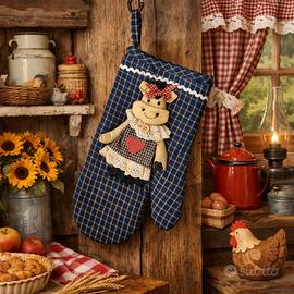 Guantone da forno microonde cca country 