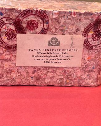 Bricchetta triturata monete da 10 euro