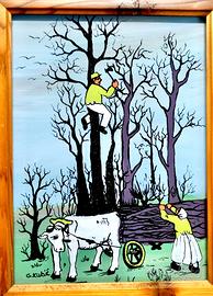 Dipinto su acrilico vetro - Kubic