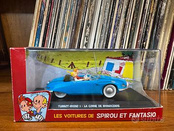 Modellino auto les voitures spirou e fantasio 1/43