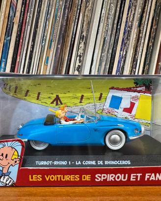 Modellino auto les voitures spirou e fantasio 1/43