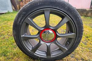 Cerchi originali Abarth 16" gommati Continental