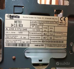 Beretta meteo 24 c.s.i. box ricambi