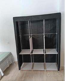 Armadio salvaspazio in tessuto