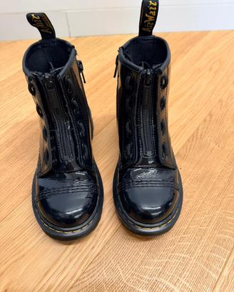 Dr Martens 1460 Kids 31 nere lucide e zip bambina