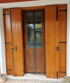  finestre e porte finestre  e scuri in legno 