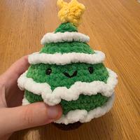 Peluche albero di Natale fatto a mano