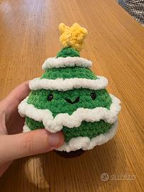 Peluche albero di Natale fatto a mano