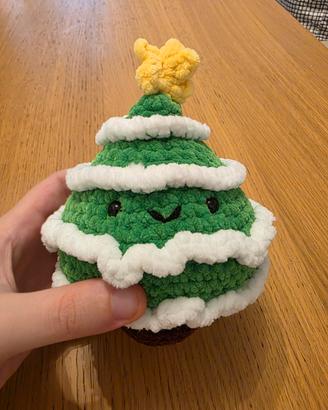 Peluche albero di Natale fatto a mano