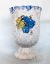 Bicchiere a coppa in ceramica per vino