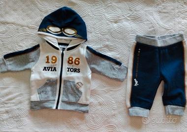 Set 2 completi tutine neonato