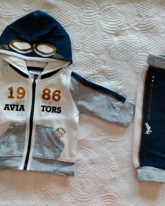 Set 2 completi tutine neonato