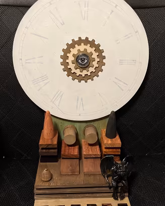 Fermalibri artigianale “Tempus fugit “