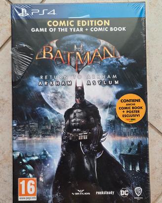 Batman Arkham Asylum Comic Edition PS4  SIGILLATO