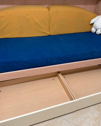 Letto singolo 1 piazza - struttura letto
