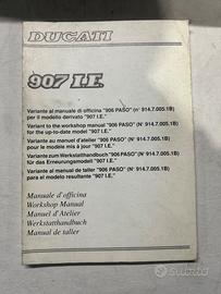 Manuale Officina Originale Ducati 907 I.E