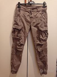 Pantaloni beige cargo con tasconi SCOUT taglia S