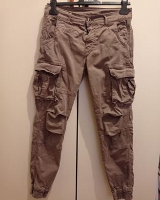 Pantaloni beige cargo con tasconi SCOUT taglia S