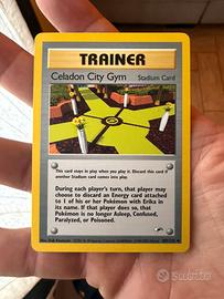 Pokemon Celadon City Gym Stadium Card celadeon