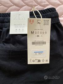 Pantalone Blu in lino