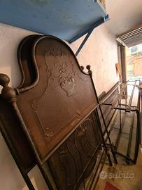 Letto in ferro battuto fine 800