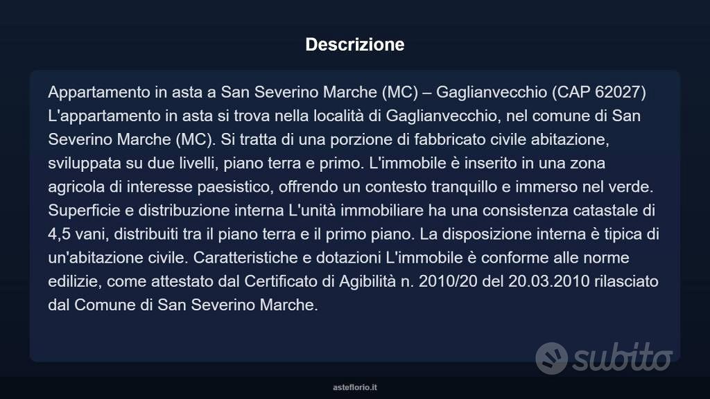 Appartamento – San Severino Marche, Macerata - Vista 3