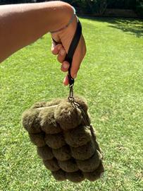 Borsa a mano color verde oliva