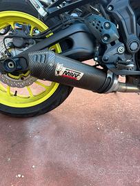 Scarico mivv oval carbon