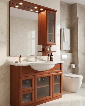 Mobile bagno di legno