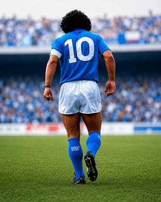 Fotografia Napoli Maradona 10 il D10S 