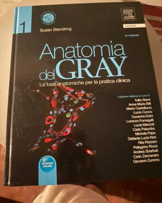 Anatomia del Gray - 2 Tomi