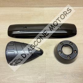 kit protezione marmitta tmax 500 2001 2006 3 pezzi