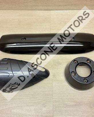kit protezione marmitta tmax 500 2001 2006 3 pezzi