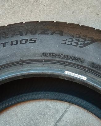 4 GOMME ESTIVE 215/60/R16 FIAT 500X TURANZA T005 B