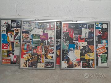 Quadri Vintage - Collage Cartoline Pubblicitarie