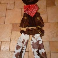 Vestito Carnevale Cowboy Bambino 3-4anni + pistola