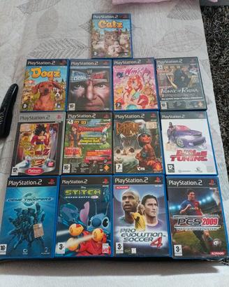 Lotto 13 giochi PlayStation 2 originali 