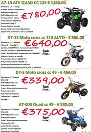 Moto Pit bike e Quad