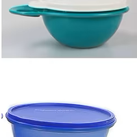 2 ciotole 600 tupperware
