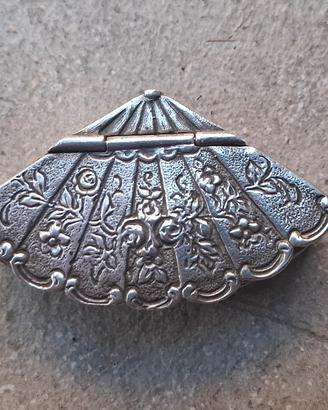 Portapillole in argento 800  antica