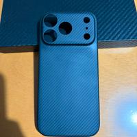 Cover iohone 17 pro carbonio