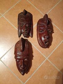 maschere tribali africane 