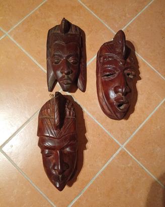 maschere tribali africane 