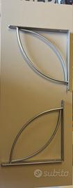 Mensola con staffe 24x60