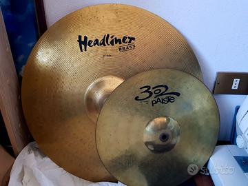 Piatti batteria: Ride 20" + Hi-Hat 14" Paiste