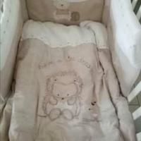 Trapunta per lettino prenatal neonato + paracolpi